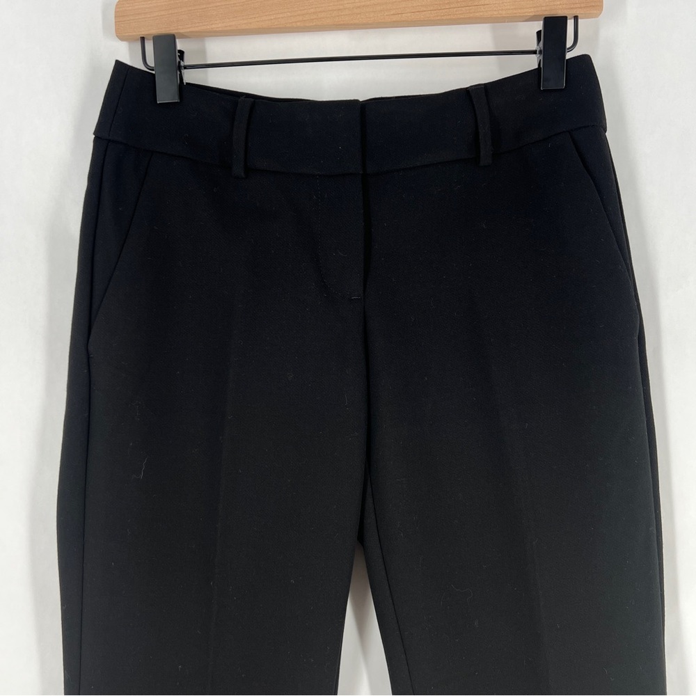 Ann Taylor LOFT Curvy Slim‎ Black Stretch Pants Size 0 Petite - Picture 2 of 13